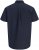Jack & Jones Henry Slub Short Sleeve Navy - Koszule - Koszule 2XL-10XL