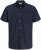 Jack & Jones Henry Slub Short Sleeve Navy - Koszule - Koszule 2XL-10XL
