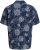Jack & Jones Alfredo Shirt Short Sleeve Blue - Koszulki z krótkim rękawem - Męskie koszule z krótkim rękawem