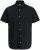 Jack & Jones Breeze Linen Short Sleeve Shirt Black - Koszule - Koszule 2XL-10XL