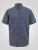 D555 Melrose Navy Icon AOP Button Down Collar Short Sleeve Navy - Koszulki z krótkim rękawem - Męskie koszule z krótkim rękawem