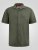D555 Connor Stretch Cuban Collar Reosrt Short Sleeve Shirt Khaki - Koszule - Koszule 2XL-10XL
