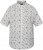 North Latitude 61111 Lniana Koszula z Nadrukiem Krótki Rękaw Biały - Koszule - Koszule 2XL-10XL