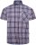Kam Jeans 6339 Checked Short Sleeve Shirt Blue - Koszule - Koszule 2XL-10XL