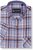 Kam Jeans 6339 Checked Short Sleeve Shirt Blue - Koszule - Koszule 2XL-10XL