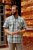 Kam Jeans 6339 Checked Short Sleeve Shirt Mineral Blue - Koszule - Koszule 2XL-10XL