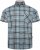 Kam Jeans 6339 Checked Short Sleeve Shirt Mineral Blue - Koszule - Koszule 2XL-10XL