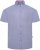 Kam Jeans 6340 Linen Mix Short Sleeve Shirt Blue - Koszule - Koszule 2XL-10XL