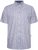 Kam Jeans 6345 Jewel Pattern Short Sleeve Shirt Blue - Koszule - Koszule 2XL-10XL