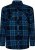 Kam Jeans 6353 Western Check Shirt Navy - Koszule - Koszule 2XL-10XL