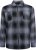 Kam Jeans 6354 Zip Through Check Shirt Charcoal - Koszule - Koszule 2XL-10XL