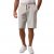 JP1880 Bermuda Sweatshorts Relaxed Fit Grey - Szorty - Szorty W40-W60