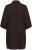 Kaffe Curve Mille Short Shirt Dress Black Coffee Brown - Sukienki mini - 