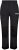 Ulla Popken HYPRAR Multifunctional Durable Inset Trekking Pants Black - Jeansy & Spodnie w Dużych Rozmiarach – Plus Size - 