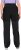 Ulla Popken HYPRAR Multifunctional Durable Inset Trekking Pants Black - Jeansy & Spodnie w Dużych Rozmiarach – Plus Size - 