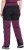Ulla Popken HYPRAR Multifunctional Durable Inset Trekking Pants Dark Cherry Dark Cherry - Jeansy & Spodnie w Dużych Rozmiarach – Plus Size - 