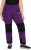 Ulla Popken HYPRAR Multifunctional Durable Inset Trekking Pants Plum - Jeansy & Spodnie w Dużych Rozmiarach – Plus Size - 
