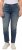 Ulla Popken Distressed Stretch Fit Boyfriend Jeans Blue Denim - Jeansy & Spodnie w Dużych Rozmiarach – Plus Size - 