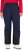 Ulla Popken Performance Trousers Waterproof Zip Pockets Snow Gaiter Navy - Jeansy & Spodnie w Dużych Rozmiarach – Plus Size - 