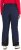 Ulla Popken Performance Trousers Waterproof Zip Pockets Snow Gaiter Navy - Jeansy & Spodnie w Dużych Rozmiarach – Plus Size - 