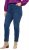 Ulla Popken Rhinestone Seam Stretch Fit Jeans Blue Denim - Jeansy & Spodnie w Dużych Rozmiarach – Plus Size - 