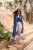 Ulla Popken Tile Laser Print Stretch Fit Jeans Light Light Blue Denim - Jeansy & Spodnie w Dużych Rozmiarach – Plus Size - 