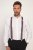 JP1880 Suspenders with Adjustable Length Burgundy Red - Akcesoria - 