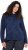 Ulla Popken Textured Glitter Embroidery Oversized Sweater Ink Blue - Bluzy & bluzy z kapturem - 