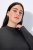 Ulla Popken Long Sleeves Mock Turtleneck Sweater Charcoal Grey Melange - Bluzy & bluzy z kapturem - Przytulne bluzy, hoody i swetry