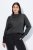 Ulla Popken Long Sleeves Mock Turtleneck Sweater Charcoal Grey Melange - Bluzy & bluzy z kapturem - Przytulne bluzy, hoody i swetry