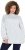 Ulla Popken Graphic Stripe Long Sleeve Turtleneck Sweater Silver Melange - Bluzy & bluzy z kapturem - 