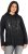Ulla Popken Sequined Knit Long Sleeve Hoodie Black - Bluzy & bluzy z kapturem - 