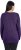 Ulla Popken Soft Fine Knit Pullover V-Neck Sweatshirt Deep Violet - Bluzy & bluzy z kapturem - 