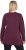 Ulla Popken Gingerbread Man Christmas Sweater Dark Wine Red - Bluzy & bluzy z kapturem - 
