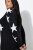 Ulla Popken Glitter Stars Soft Knit Sweater Black - Bluzy & bluzy z kapturem - Przytulne bluzy, hoody i swetry
