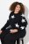 Ulla Popken Glitter Stars Soft Knit Sweater Black - Bluzy & bluzy z kapturem - Przytulne bluzy, hoody i swetry