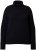 Ulla Popken Turtleneck Sweater with Ribbed Inserts Black - Bluzy & bluzy z kapturem - 