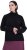 Ulla Popken Turtleneck Sweater with Ribbed Inserts Black - Bluzy & bluzy z kapturem - 