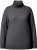 Ulla Popken Turtleneck Ribbed Trim Long Sleeve Sweater Charcoal Grey Melange - Bluzy & bluzy z kapturem - 