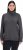 Ulla Popken Turtleneck Ribbed Trim Long Sleeve Sweater Charcoal Grey Melange - Bluzy & bluzy z kapturem - 