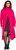 Ulla Popken Long Turtleneck Duster Sweater Red Pink - Bluzy & bluzy z kapturem - 