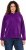 Ulla Popken Chenille Knit Hoodie Dark Purple - Bluzy & bluzy z kapturem - 