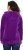 Ulla Popken Chenille Knit Hoodie Dark Purple - Bluzy & bluzy z kapturem - 