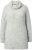 Ulla Popken Space Yarn Oversized Turtleneck Sweater Light Grey Melange - Bluzy & bluzy z kapturem - 