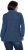Ulla Popken Two-Tone Mixed Knit Troyer Collar Sweater Navy - Bluzy & bluzy z kapturem - 