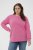 Kaffe Curve Sus Sweatshirt Pink Power - Bluzy - 