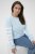 Kaffe Curve Mila Sweatshirt Nantucket Breeze Blue - Bluzy - 