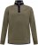 D555 Leicester 2 Quarter Neck Fleece Sweatshirt Khaki - Bluzy & bluzy z kapturem - Bluzy & Bluzy z kapturem 2XL-12XL