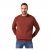 JP1880 Classic Round Neck Long Sleeve Sweater Brick Brown - Bluzy & bluzy z kapturem - Bluzy & Bluzy z kapturem 2XL-12XL