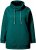 Ulla Popken Drawstring Collar Long Sleeve Sweatshirt Teal Green - Bluzy & bluzy z kapturem - 